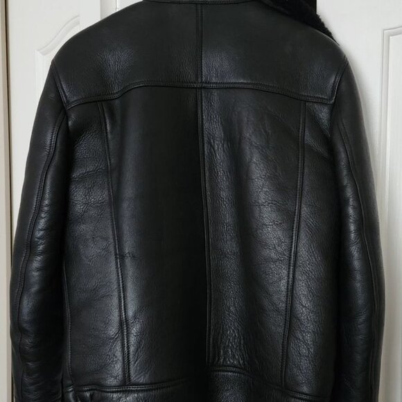Sheepskin Leather Jacket - Picture 6 of 10